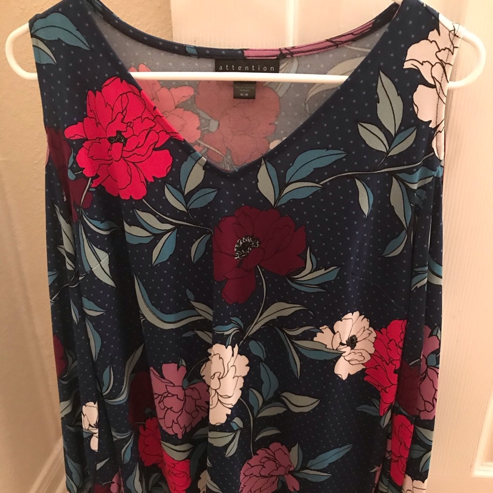Long Sleeve Cold shouldered blouse